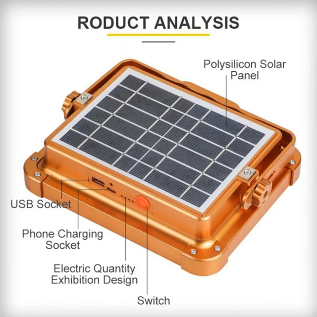 پروژکتور خورشیدی اوریوم مدل Solar LED Light با توان 1000 وات 102162856